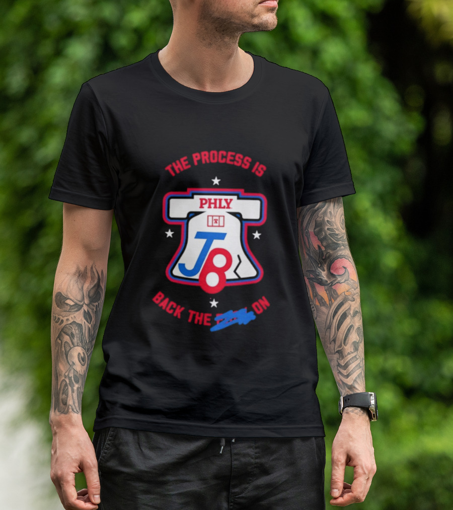 PHLY The Process Is Back Jalen Brunson Philadelphia 76ers T-Shirt