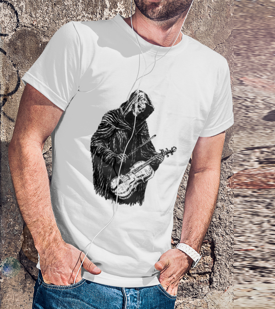 Avenged Sevenfold A7X North American Tour 2026 At Peace Tour Dates Grim Reaper Playing Violin T-Shirt