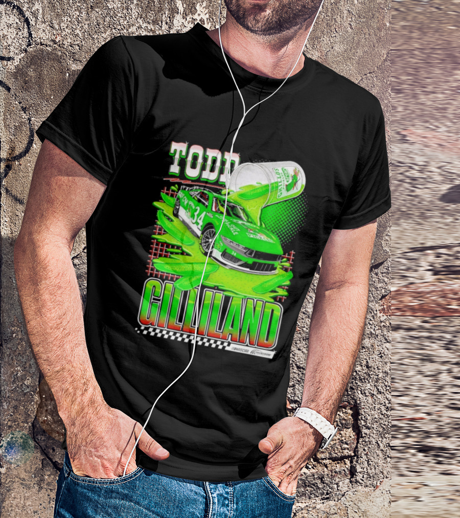 Todd Gilliland NASCAR 34 Pickle Juice Racing Car Victory 2026 T-Shirt