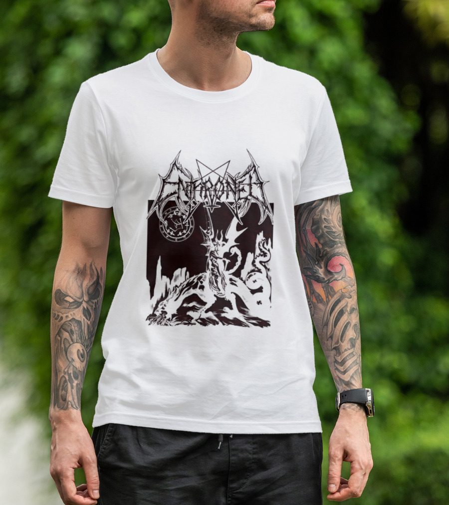 Enthroned Ashspawn Dried Blood Sand Low God's Scourge Of Defent Two Sided T-Shirt