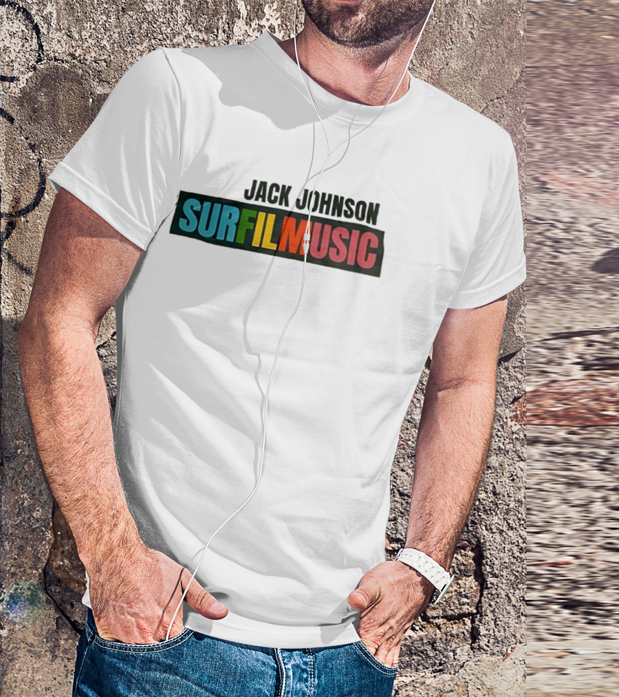 Jack Johnson Surfilmusic Tour 2026 Colorful T-Shirt