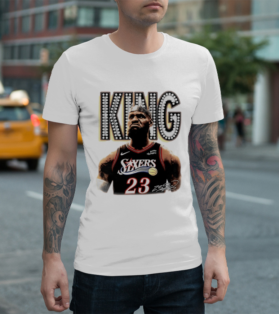 Philadelphia 76ers King James 23 Game Changer T-Shirt
