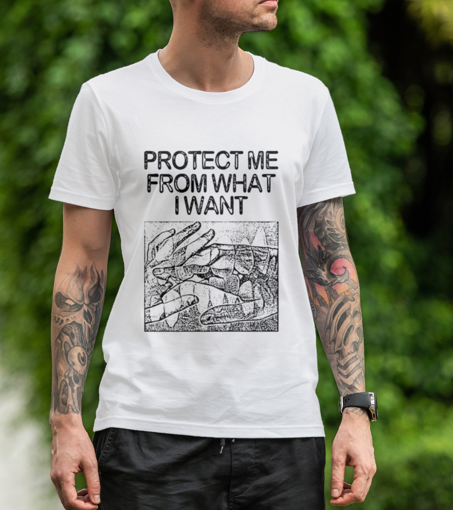 Protect Me From What I Want Jenny Holzer Text And Abstract T-Shirt