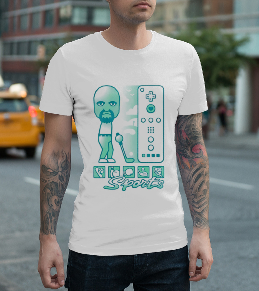 Wii Sports Matt Iconic Character Mii Brawler Bowling Champion T-Shirt