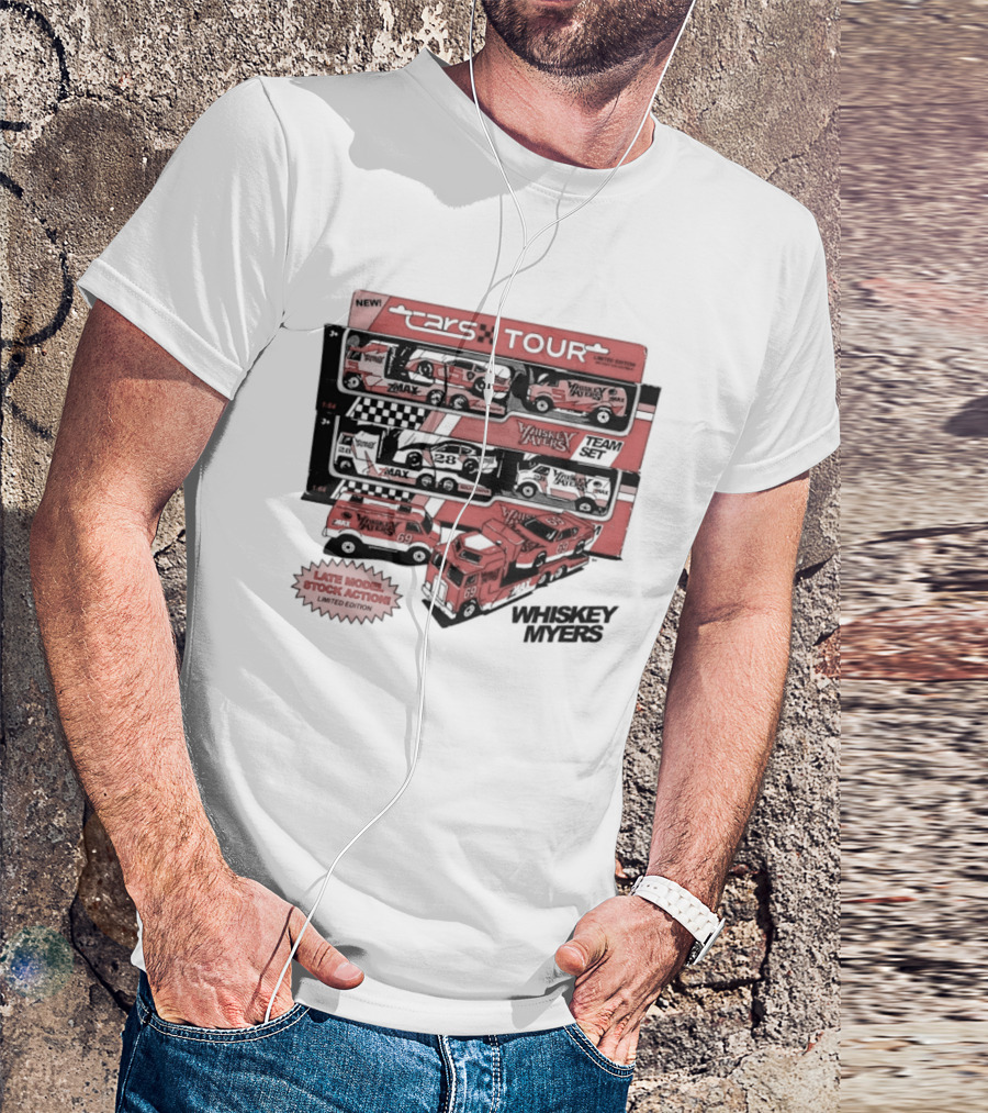 Whiskey Myers 2026 Cars Tour New Edition Racing Truck And Trailer T-Shirt