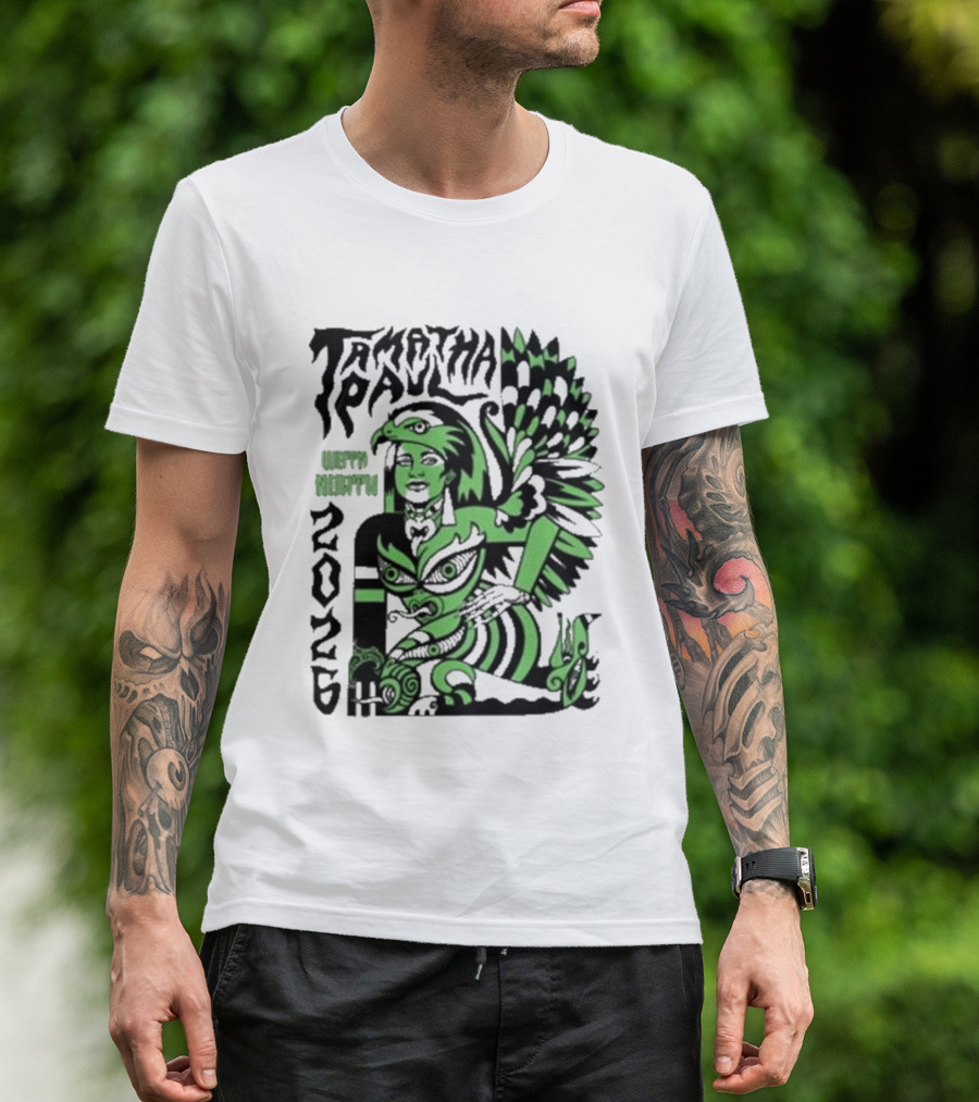 Xoe Hall X Tamatha Paul 2026 Te Atatu Whero Kakapo T-Shirt