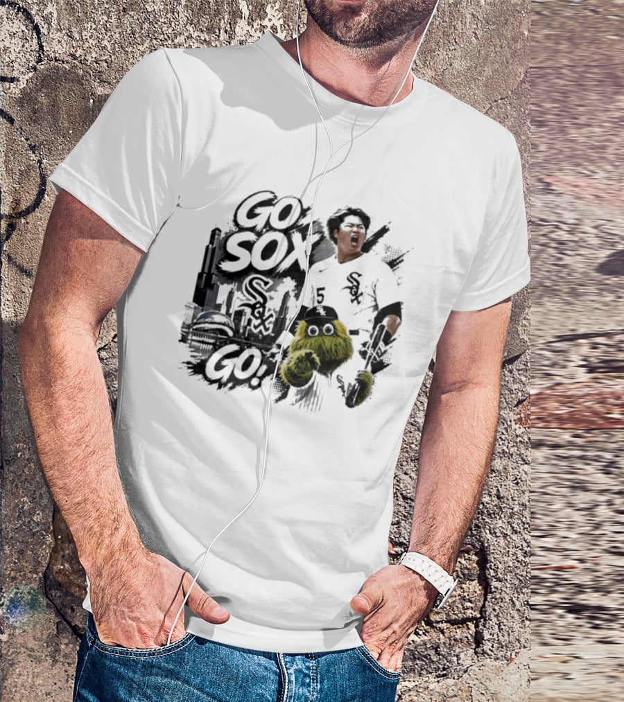 Yoshinobu Yamamoto Number 15 Chicago White Sox Go Sox Go T-Shirt