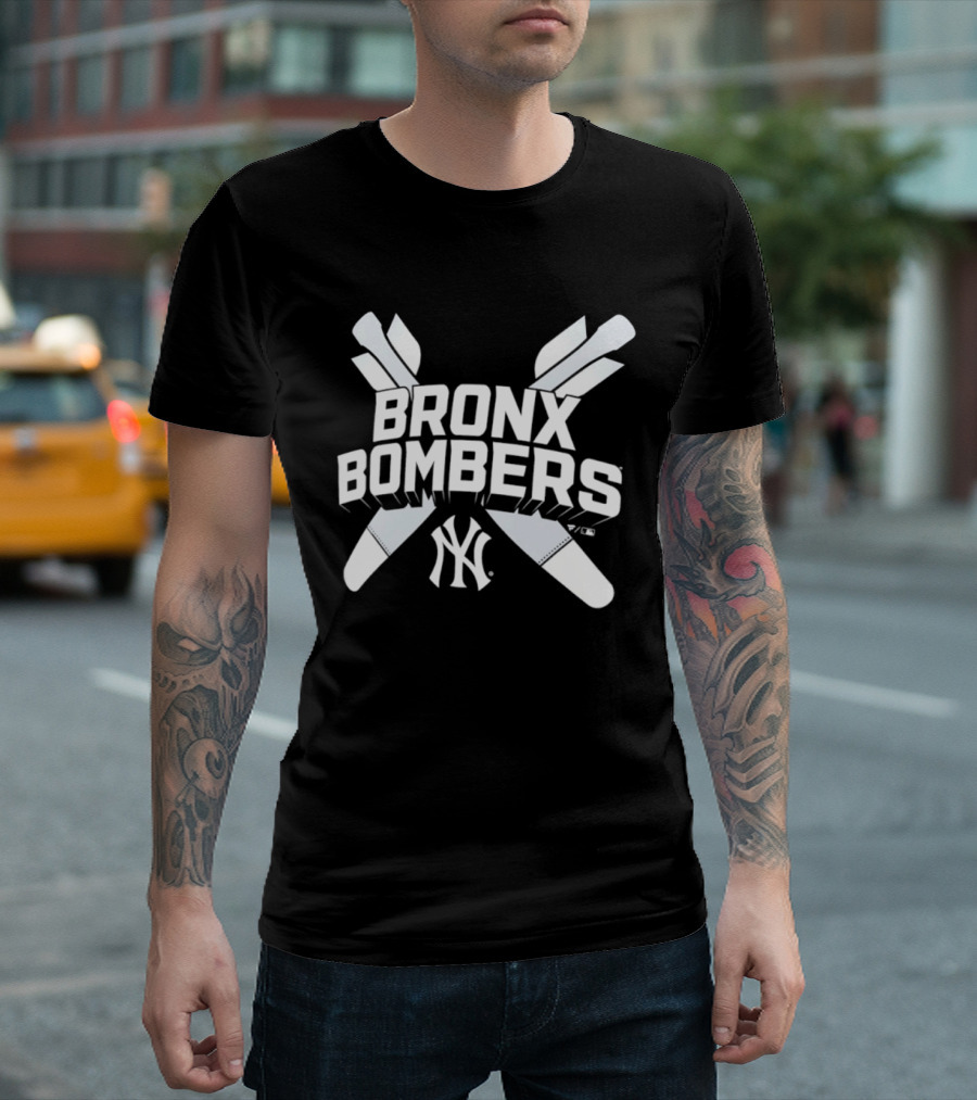 Men's New York Yankees Bronx Bombers Fanatics Navy T-Shirt