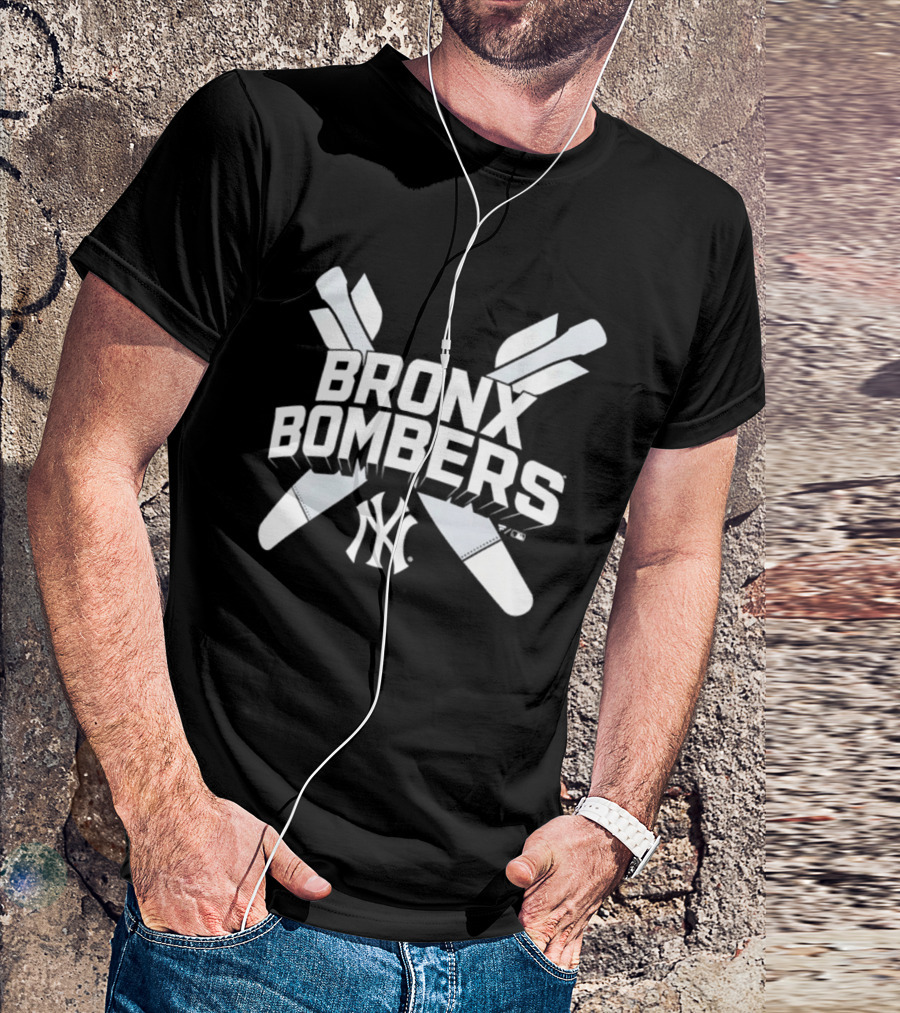 Men's New York Yankees Bronx Bombers Fanatics Navy T-Shirt