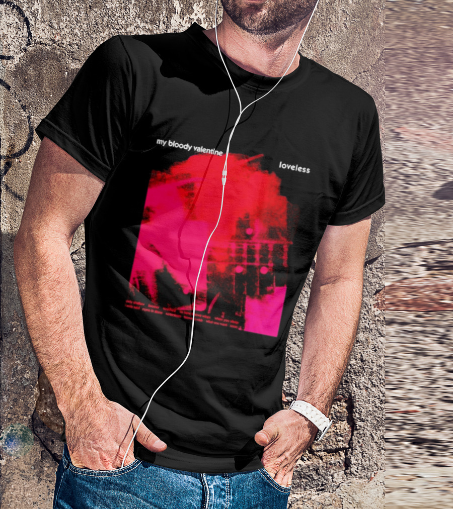 My Bloody Valentine Loveless Album Cover Classic Shoegaze Music Fan Favorite T-Shirt