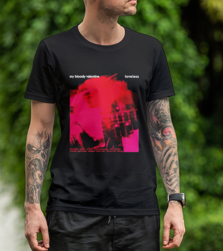 My Bloody Valentine Loveless Album Cover Classic Shoegaze Music Fan Favorite T-Shirt