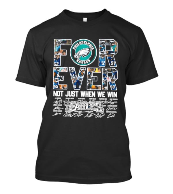 Forever Miami Dolphins Not Just When We Win Autographed T-Shirt