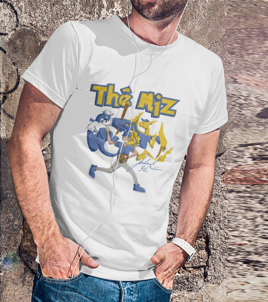 The Miz Milwaukee Brewers Pokemon Crossover Animated T-Shirt