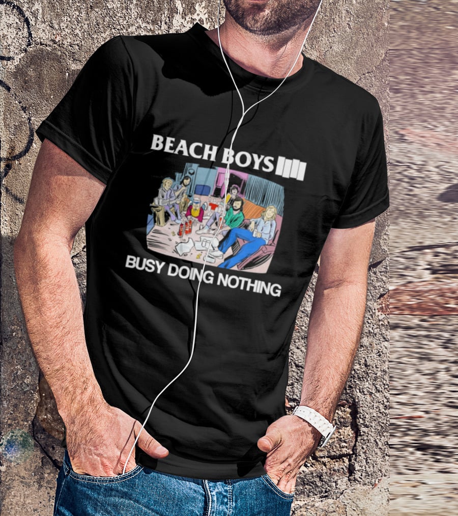 Beach Boys Busy Doing Nothing Brian Wilson Couch Scene T-Shirt