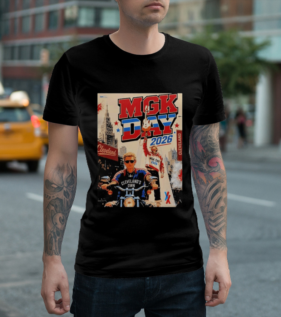 MGK Day 2026 Cleveland Music Event With Cleveland's Own T-Shirt