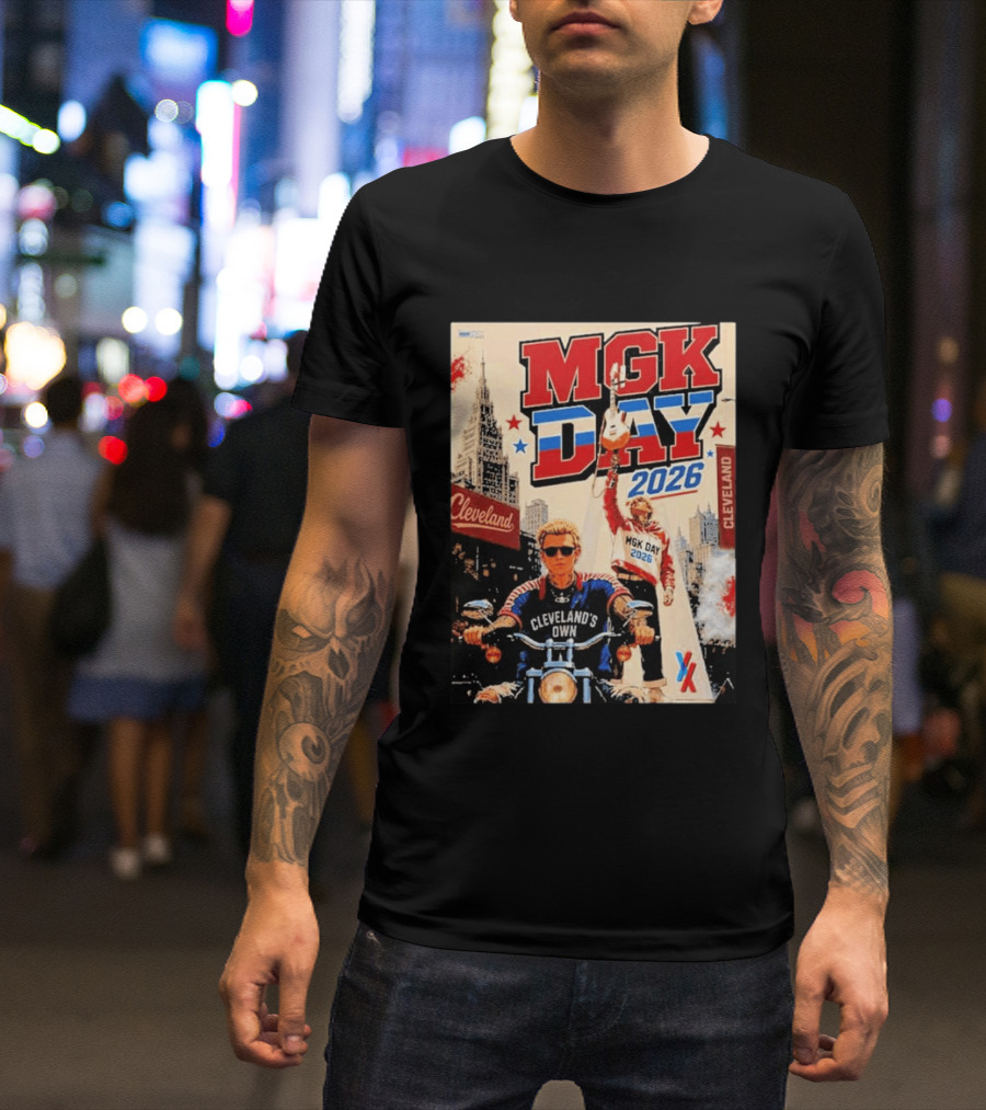 MGK Day 2026 Cleveland Music Event With Cleveland's Own T-Shirt