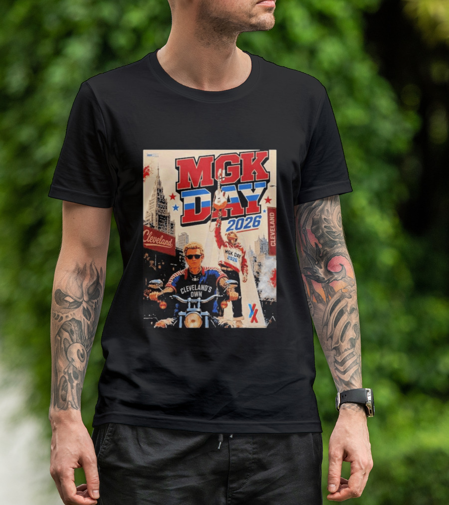 MGK Day 2026 Cleveland Music Event With Cleveland's Own T-Shirt