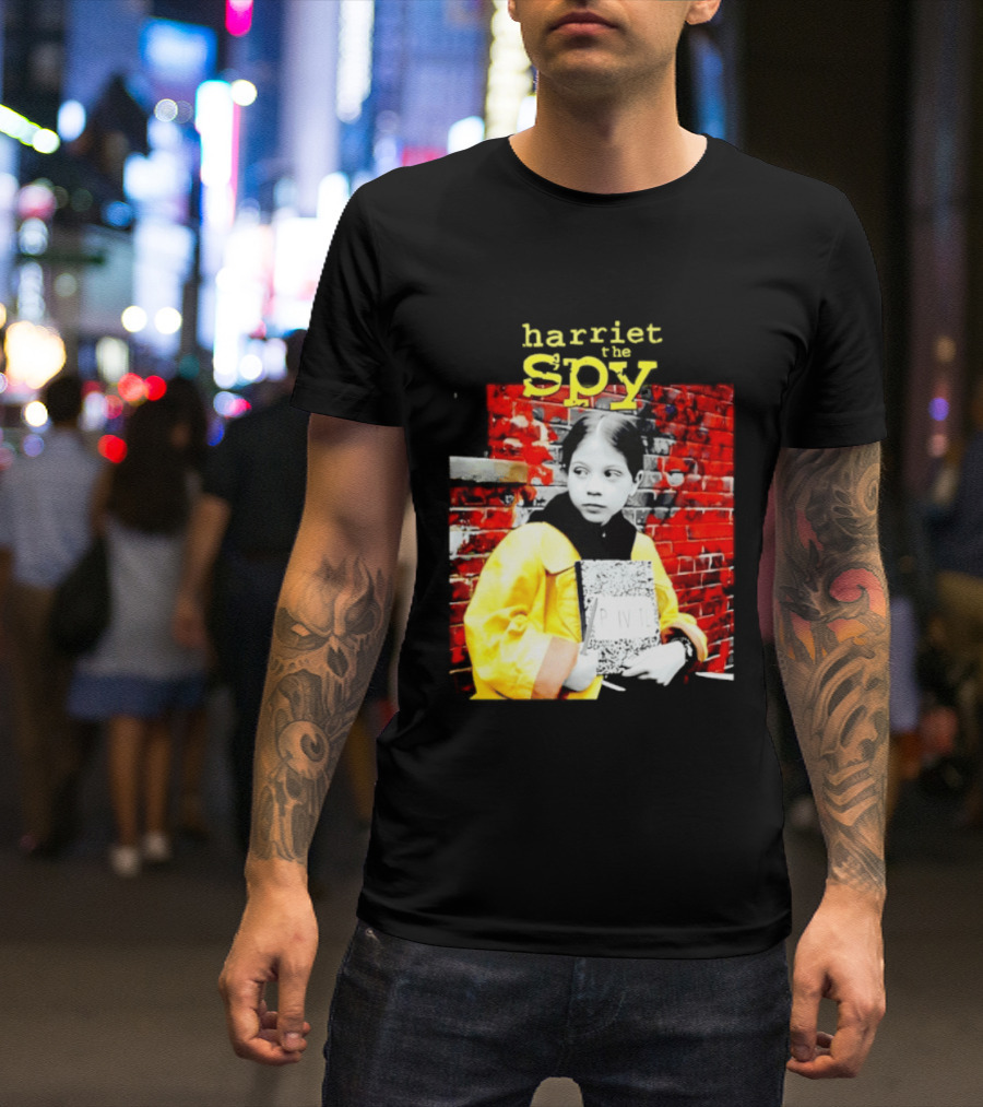 Harriet The Spy Michelle Trachtenberg Classic Yellow Raincoat Notepad T-Shirt