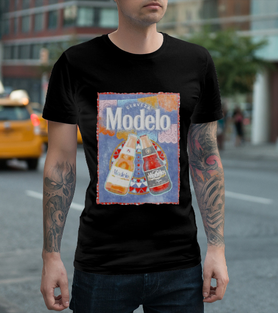 Cerveza Modelo Mexican Beer Bottles T-Shirt