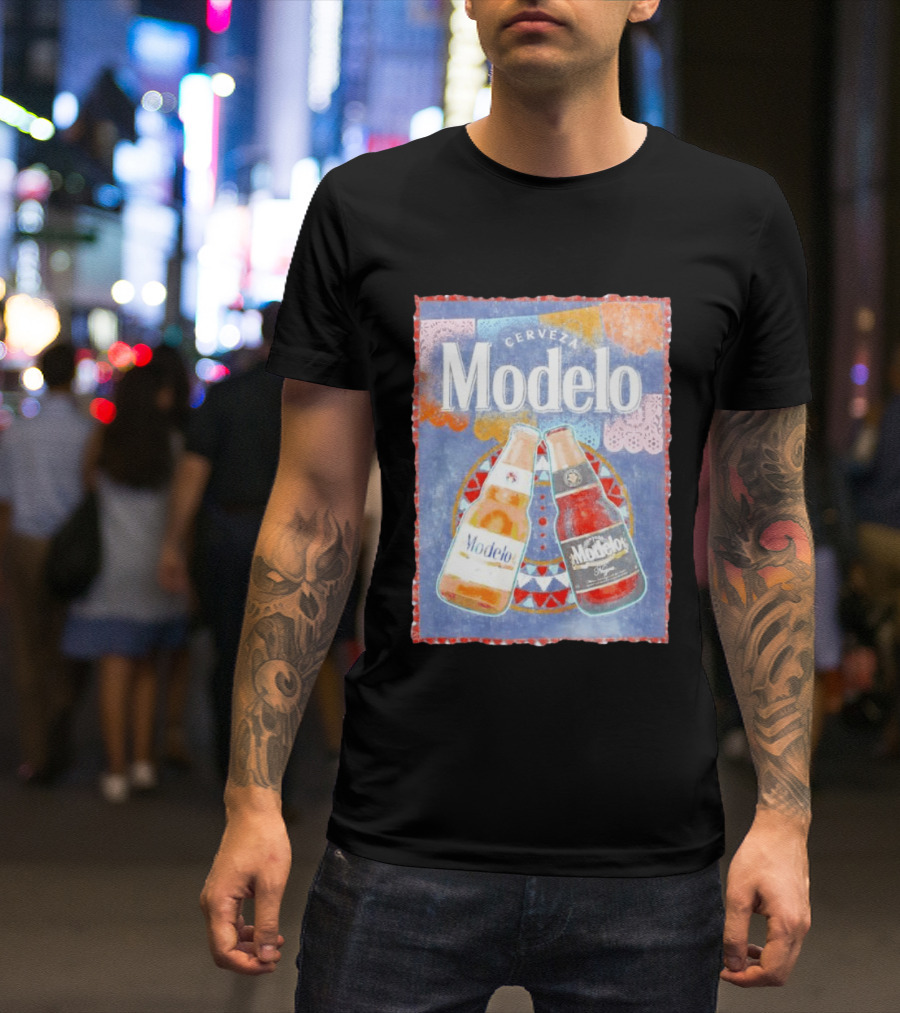 Cerveza Modelo Mexican Beer Bottles T-Shirt