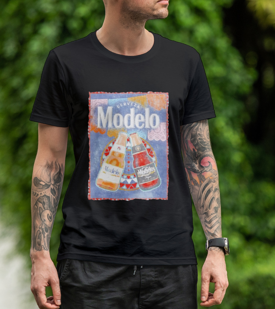 Cerveza Modelo Mexican Beer Bottles T-Shirt