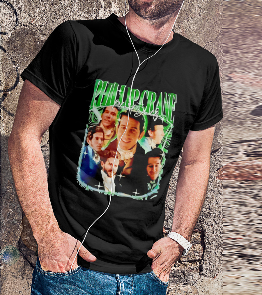 Phillip Crane Plant Daddy Regency Style Portrait Collage T-Shirt