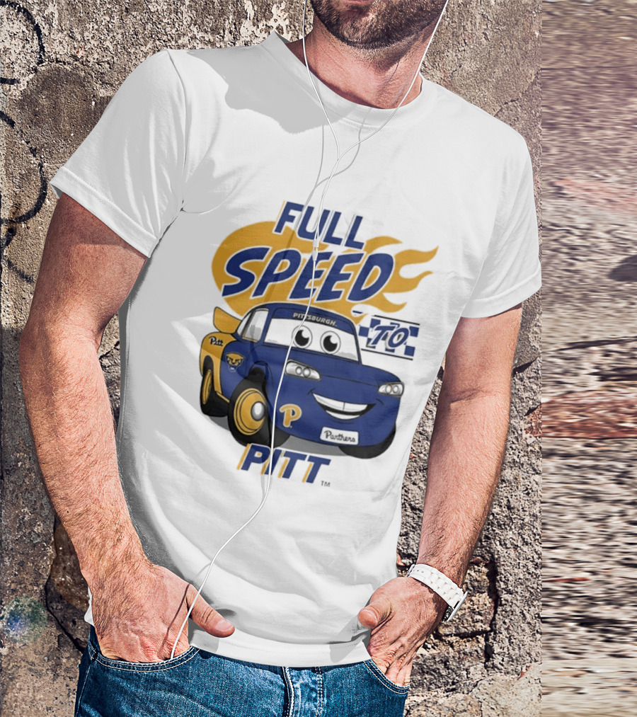 Pitt Panthers Full Speed To Pitt Racing Theme Vive La Fete T-Shirt