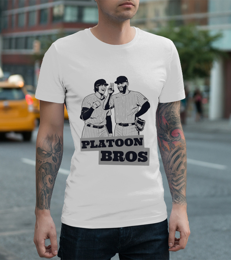 Yankees Platoon Bros Amed Rosario Ryan McMahon MLB Baseball Team T-Shirt