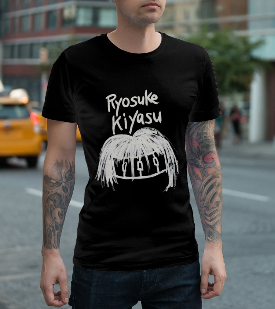Ryosuke Kiyasu Drums Sketch With Hair T-Shirt