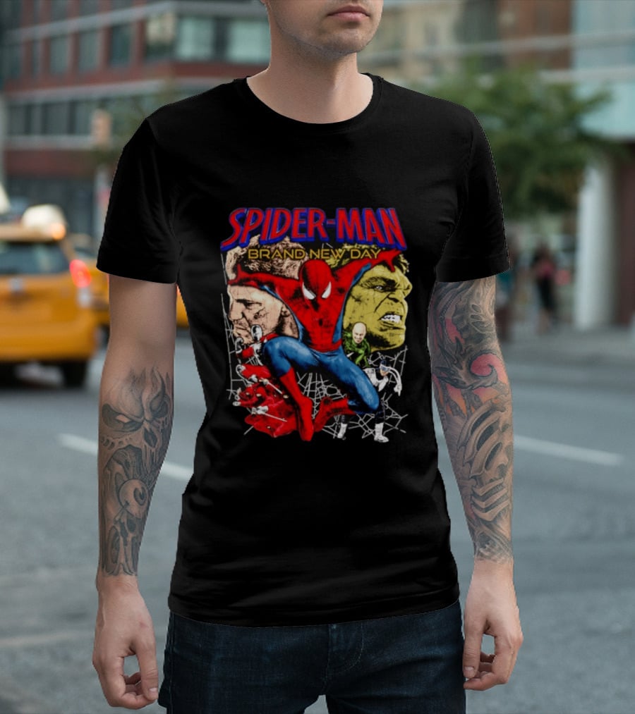 Spider Man Brand New Day Marvel Comics Superhero Characters T-Shirt