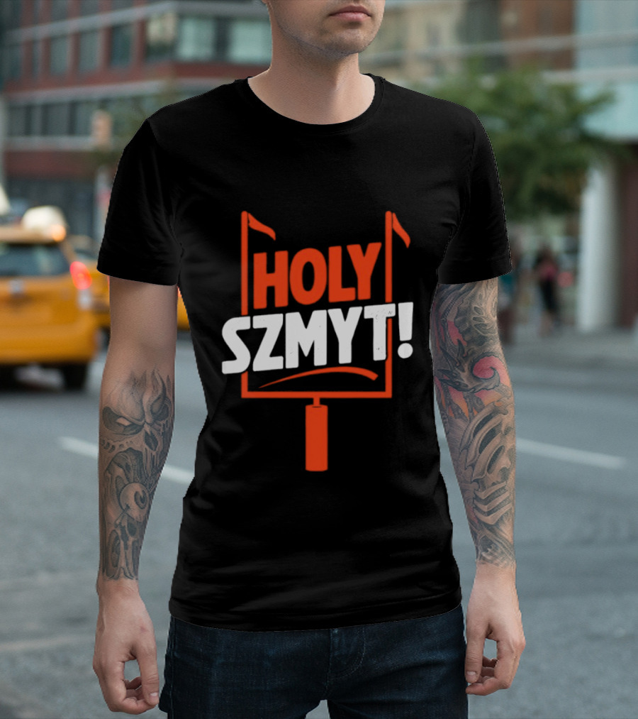 Andre Szmyt Holy Szmyt Cleveland Browns Football Uprights T-Shirt