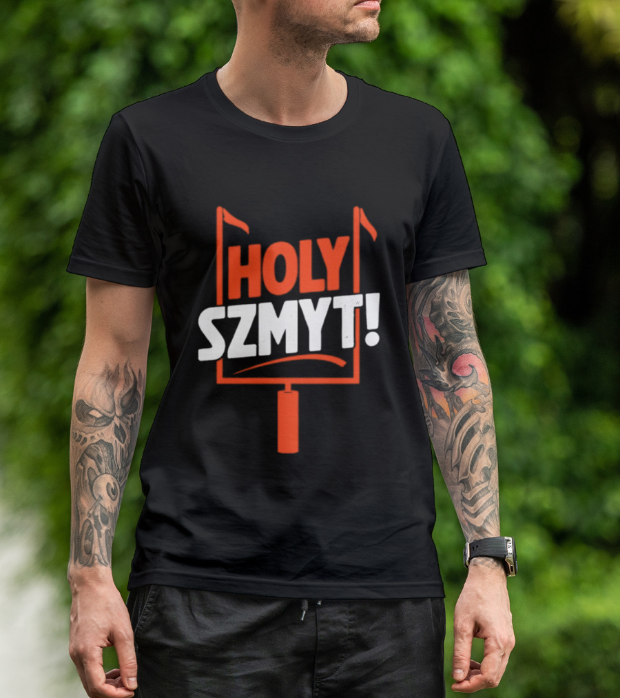 Andre Szmyt Holy Szmyt Cleveland Browns Football Uprights T-Shirt