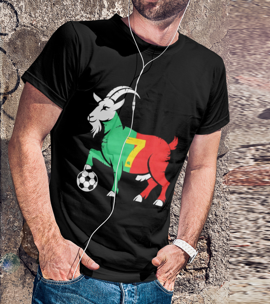 Cristiano Ronaldo GOAT 7 Portugal Soccer T-Shirt
