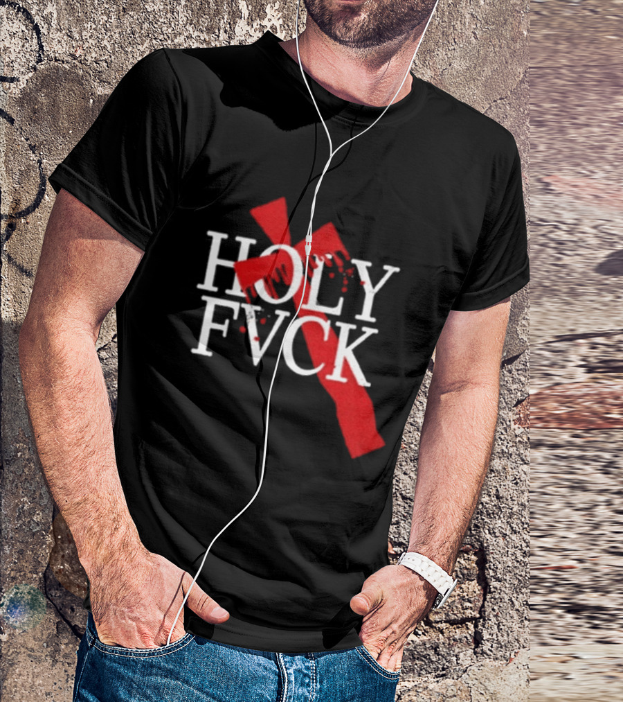 Demi Lovato Holy Fvck Bleeding Cross T-Shirt