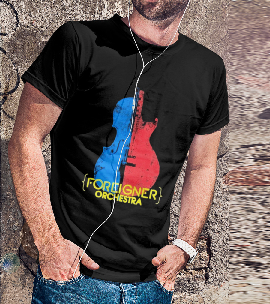Foreigner Orchestra Violin Guitar Fusion T-Shirt