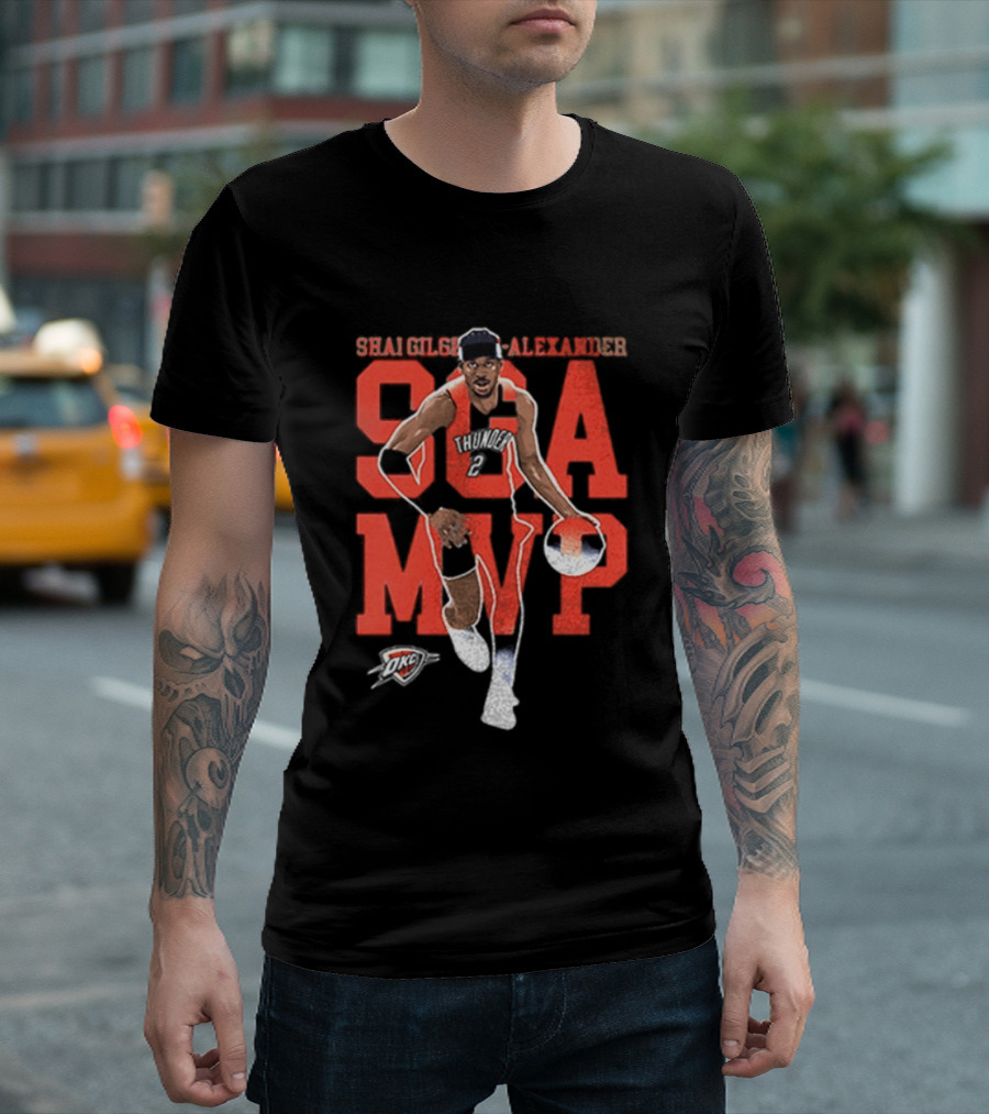 Shai Gilgeous Alexander SGA MVP Basketball Champion 2025 T-Shirt