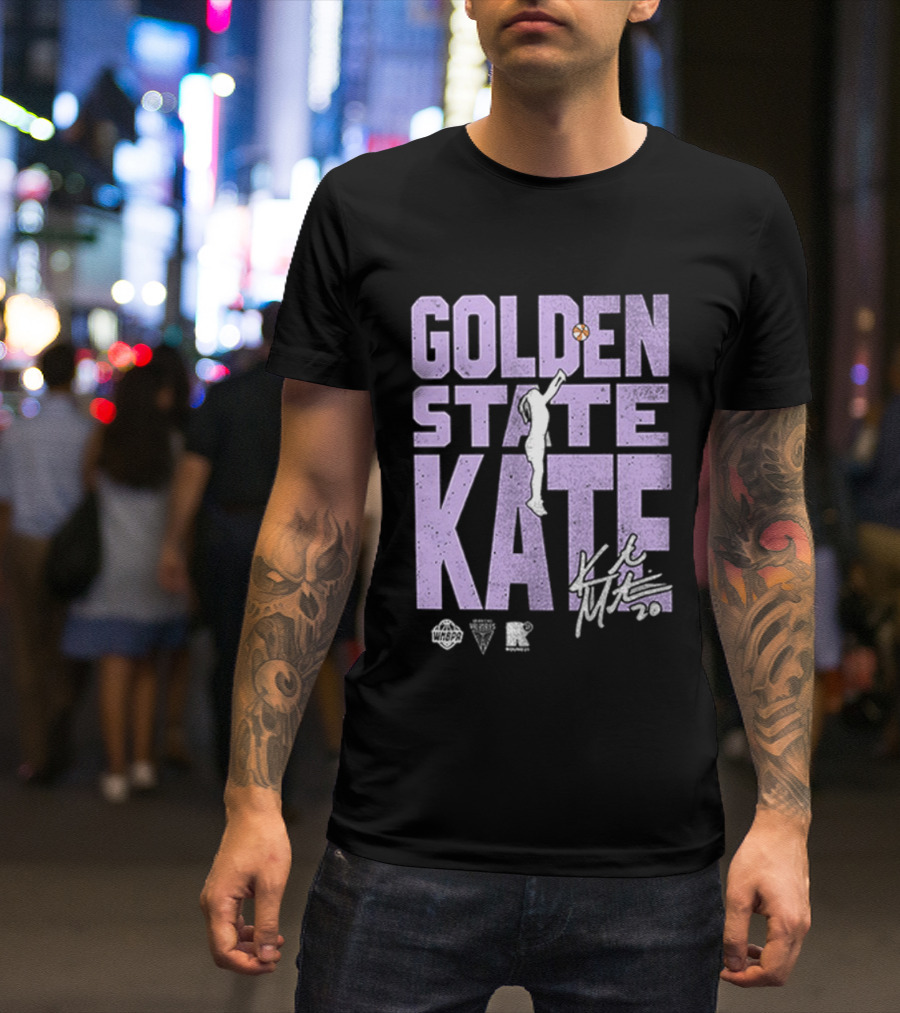 Golden State Kate Basketball Silhouette Player T-Shirt