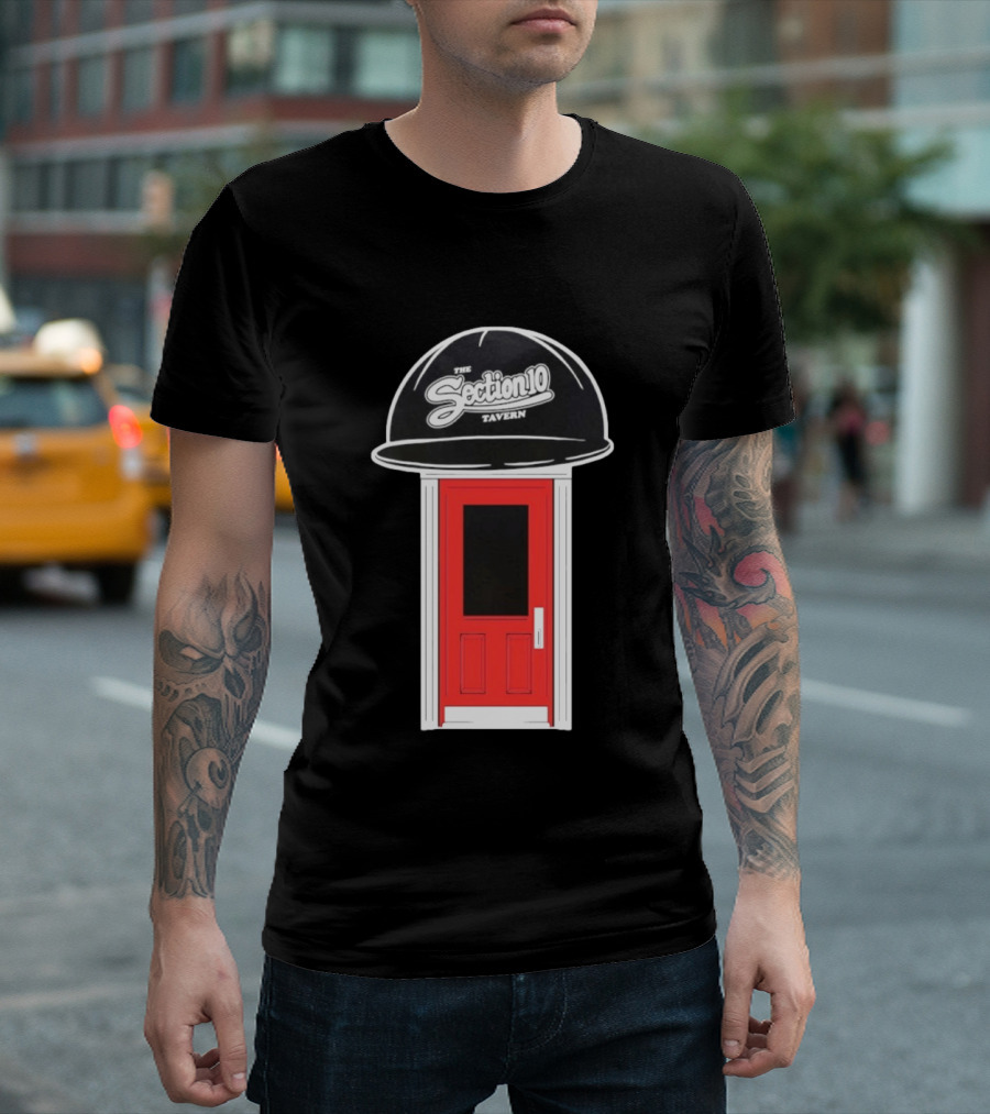 The Section10 Tavern Red Door Entrance T-Shirt