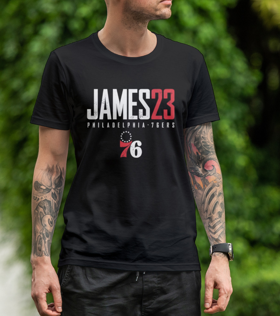 LeBron James 23 Philadelphia 76ers 2026 T-Shirt