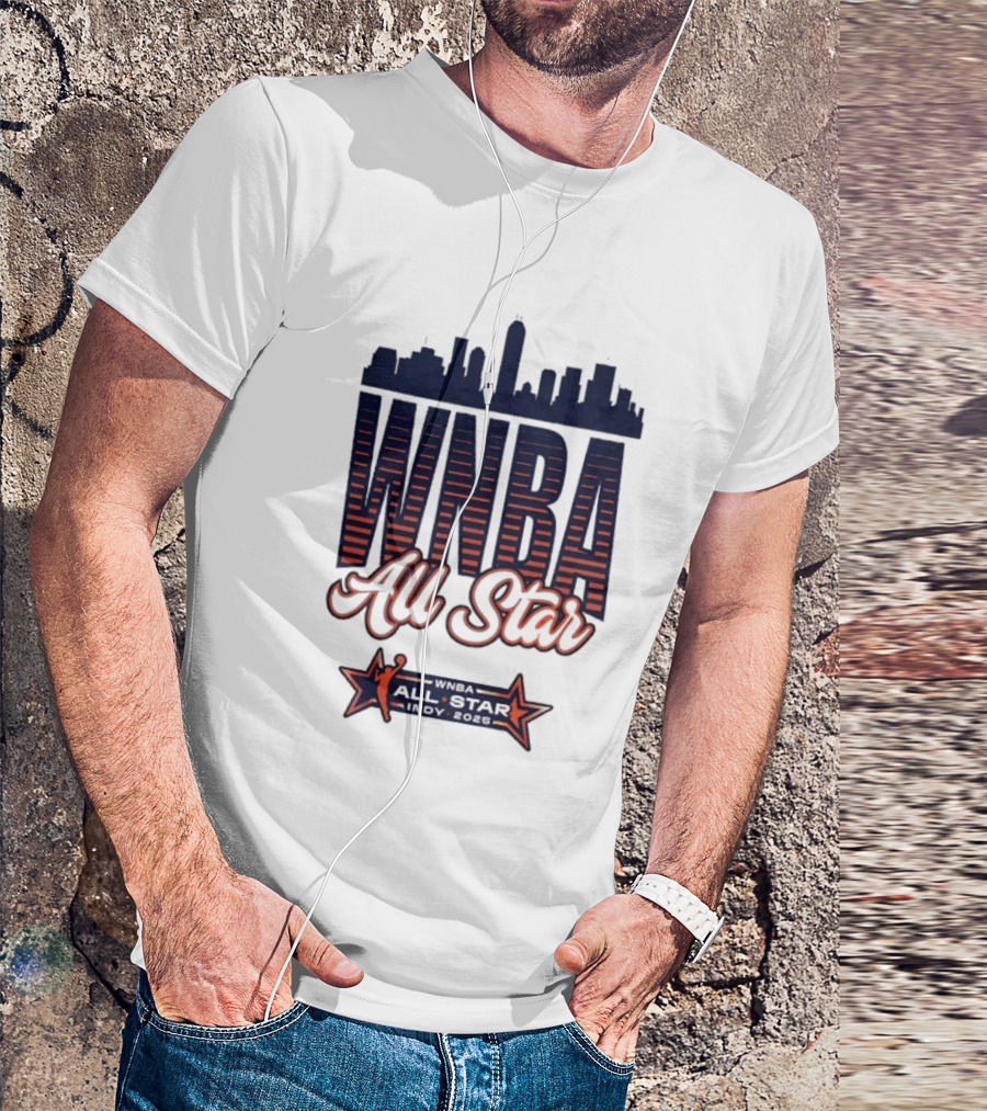 WNBA All Star 2025 Indy Skyline T-Shirt