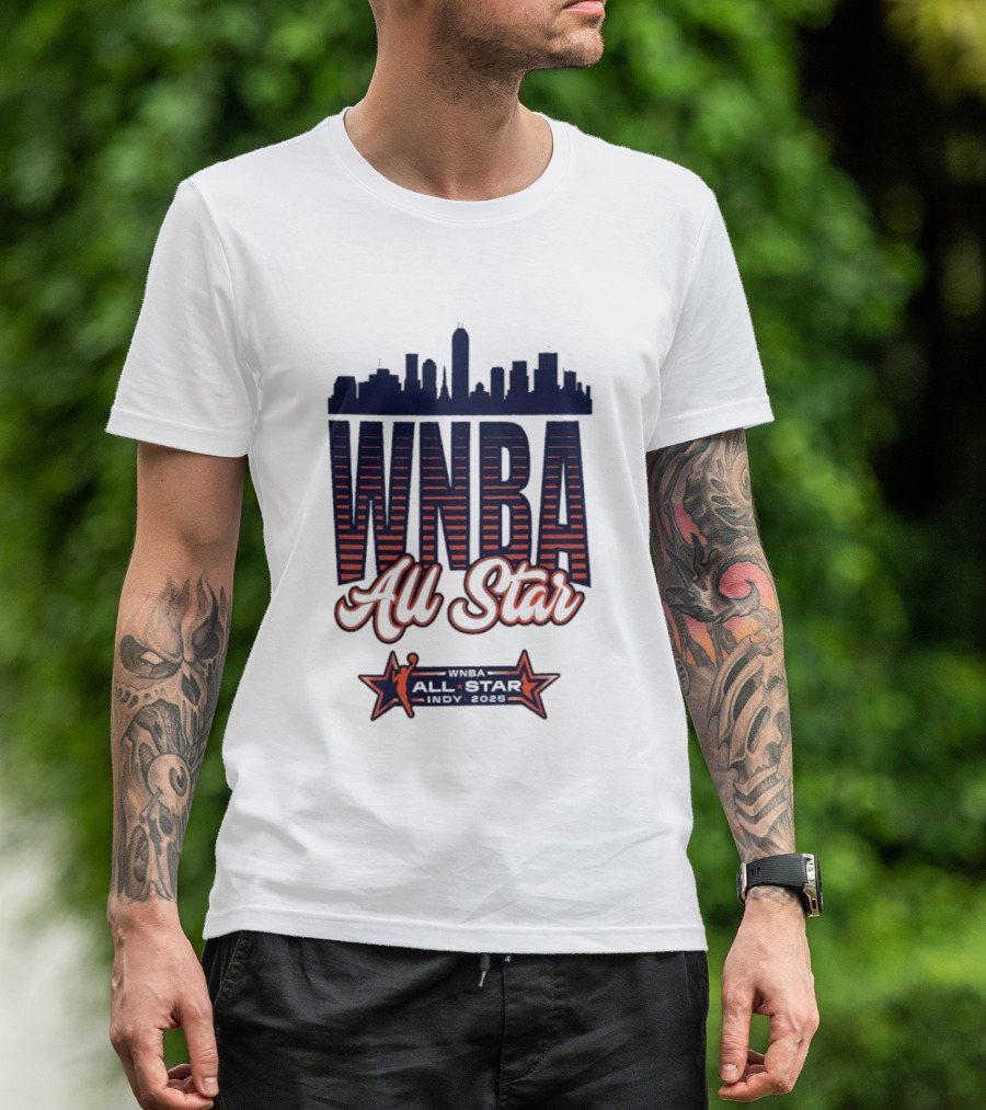 WNBA All Star 2025 Indy Skyline T-Shirt