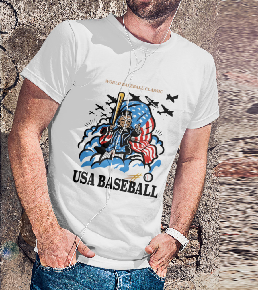 World Baseball Classic USA Baseball 2026 Aaron Judge T-Shirt