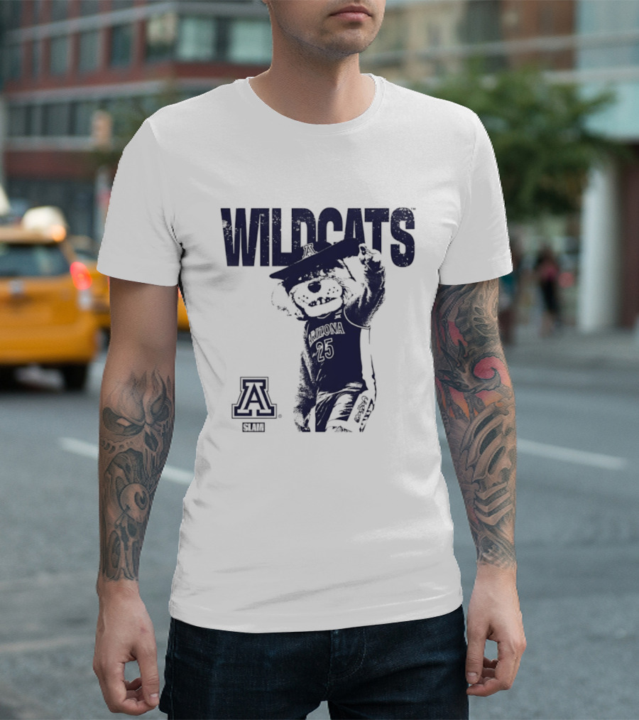 Arizona Wilbur Wildcats A Logo SLAM T-Shirt