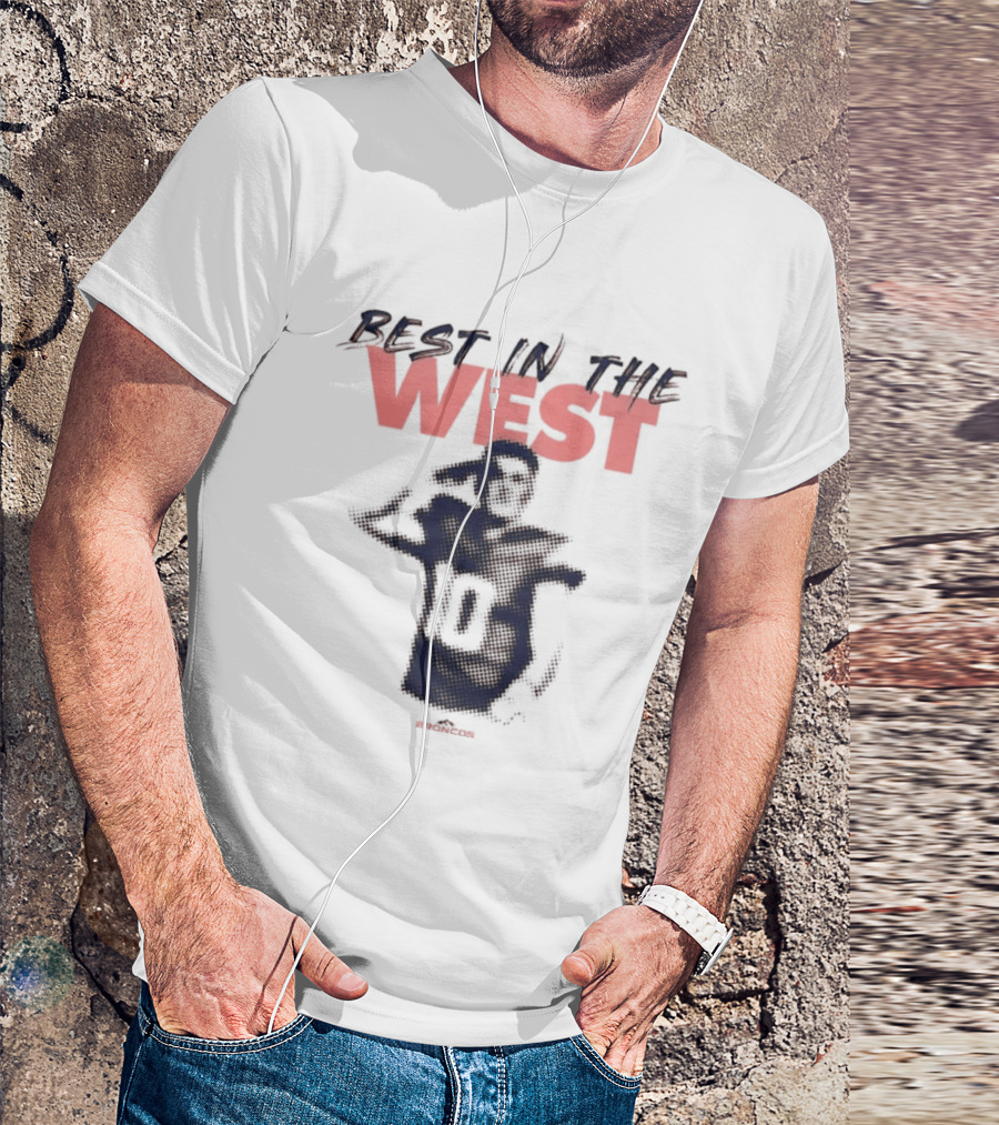 Best In The West Denver Broncos Number 10 Player T-Shirt