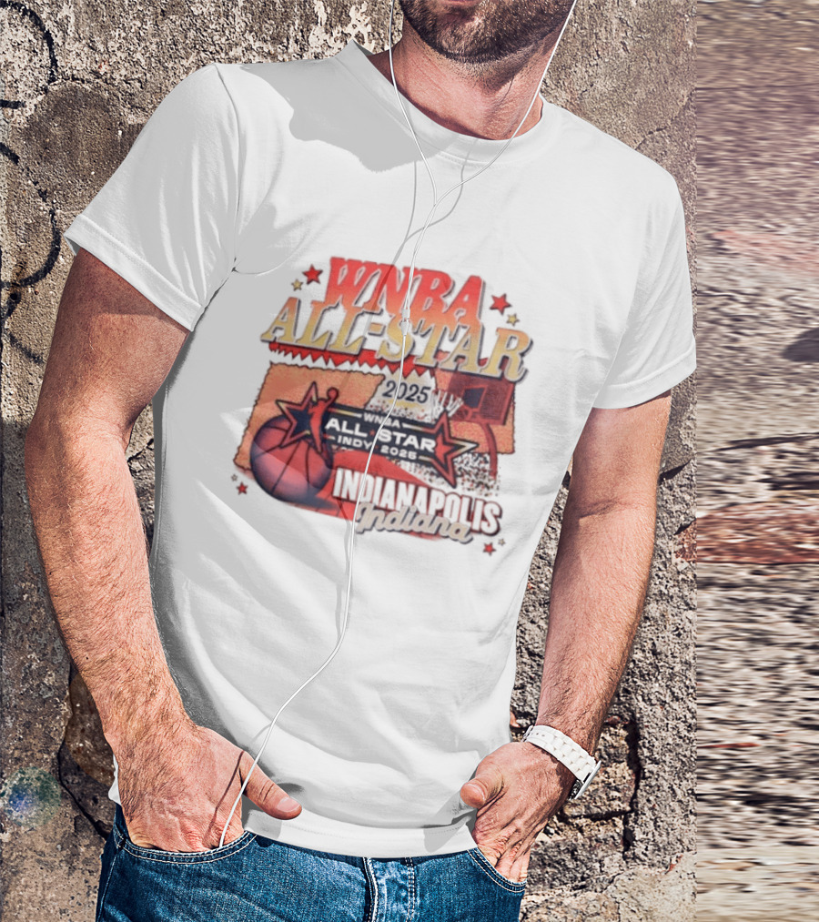 WNBA All Star 2025 Indianapolis Indy Basketball Game Indiana Fever T-Shirt