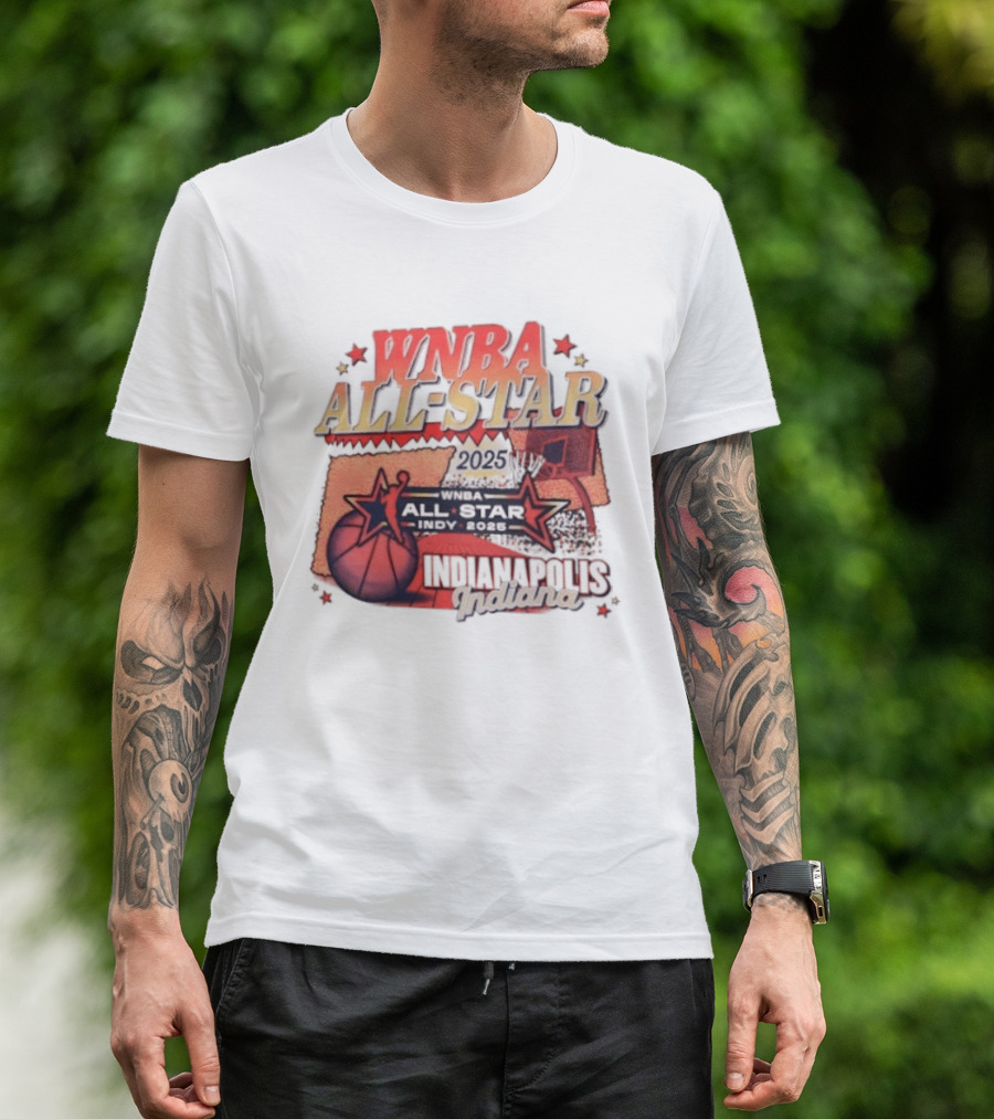 WNBA All Star 2025 Indianapolis Indy Basketball Game Indiana Fever T-Shirt