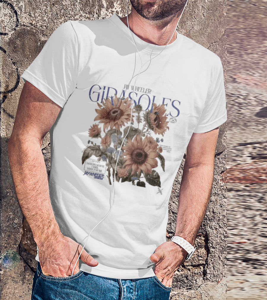 Jay Wheeler Girasoles Sunflowers Botanical T-Shirt