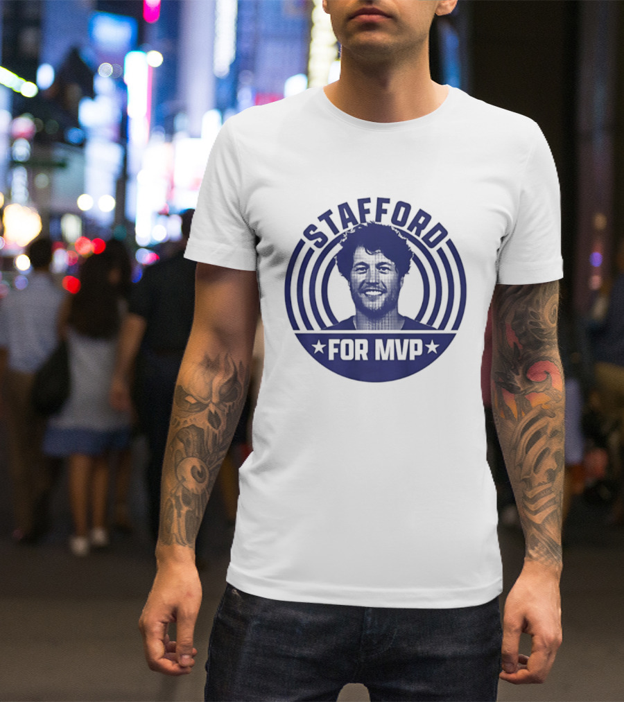Matthew Stafford For MVP Los Angeles Rams Football Fan Gear T-Shirt