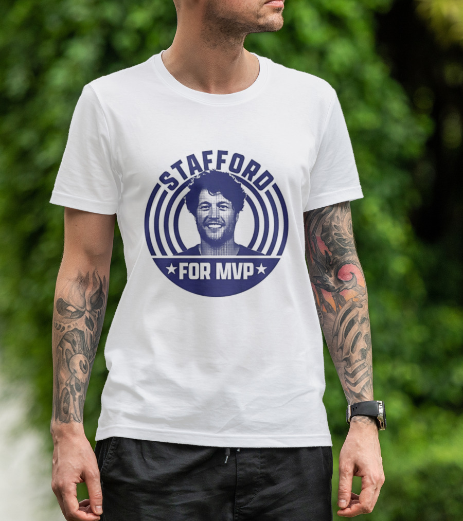 Matthew Stafford For MVP Los Angeles Rams Football Fan Gear T-Shirt