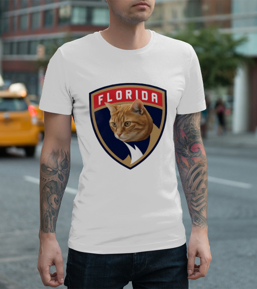 Florida Panthers Paul Maurice Cat T-Shirt